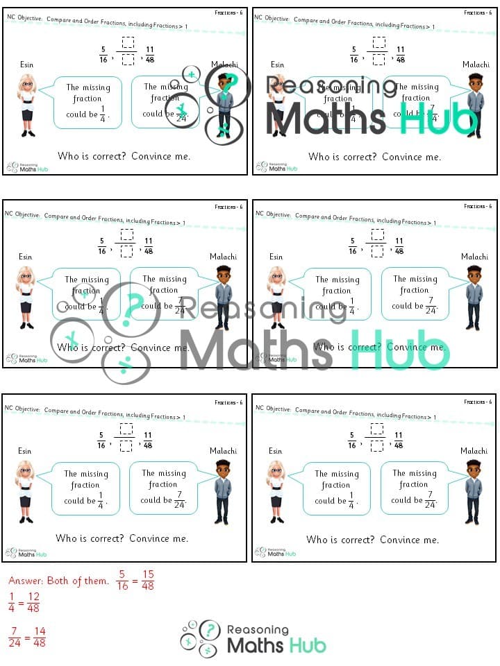 Cover of Compare and Order Fractions