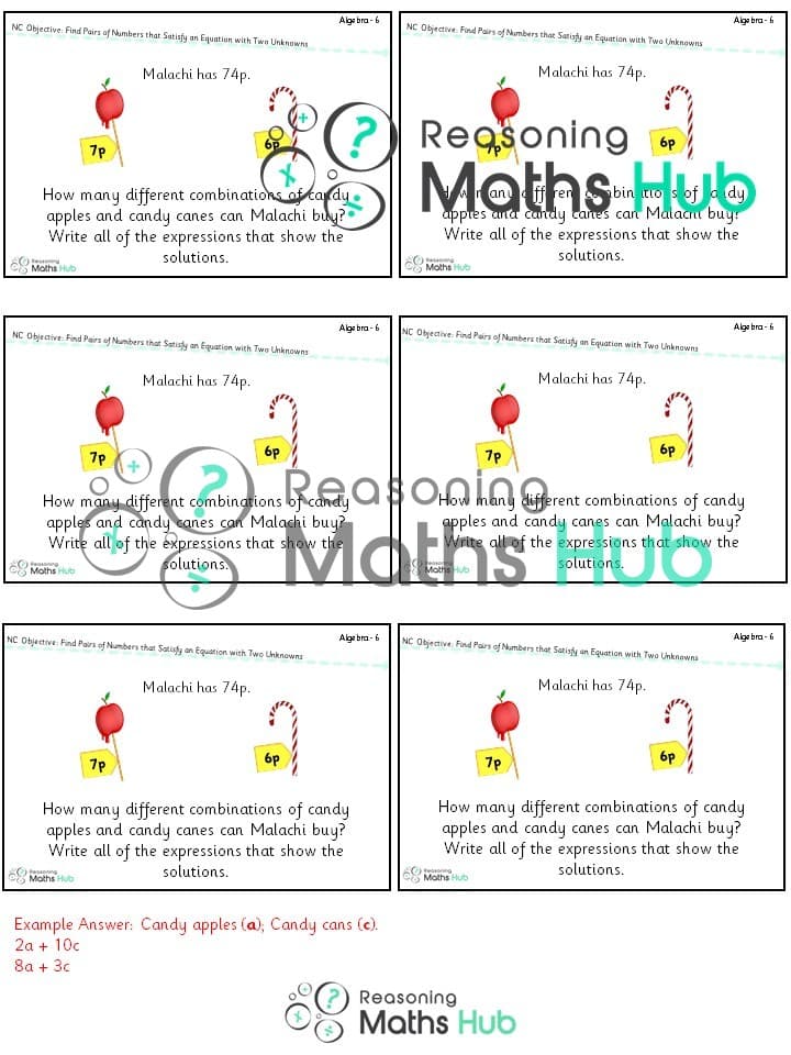 Cover of Find Pairs of Numbers that Satisfy an Equation with Two Unknowns