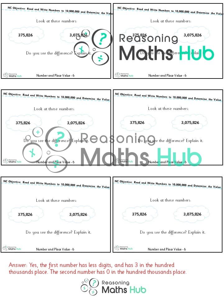 Cover of Read and Write Numbers up to 10 Million