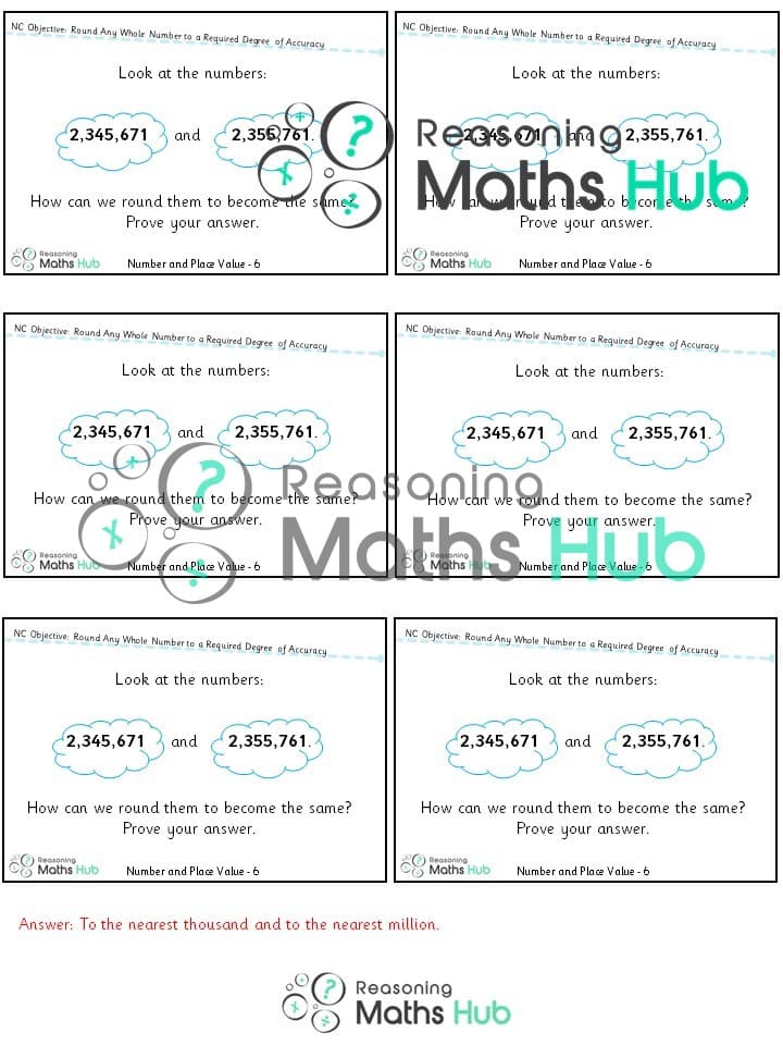 Cover of Round Any Whole Number to a Required Degree of Accuracy
