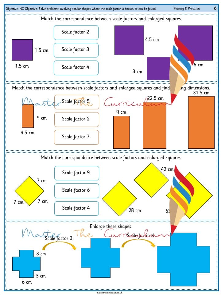 Cover of Year 6- Ratio – scale factors
