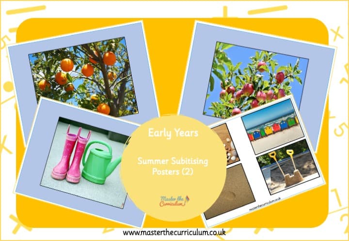 Cover of Summer Subitising Posters (2)