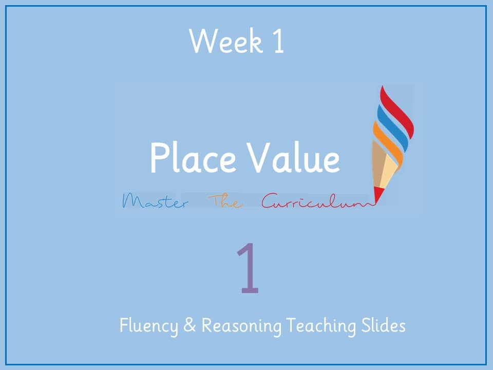 Cover of NEW 20/21 Year 1 – Place Value to 10 – Week 1