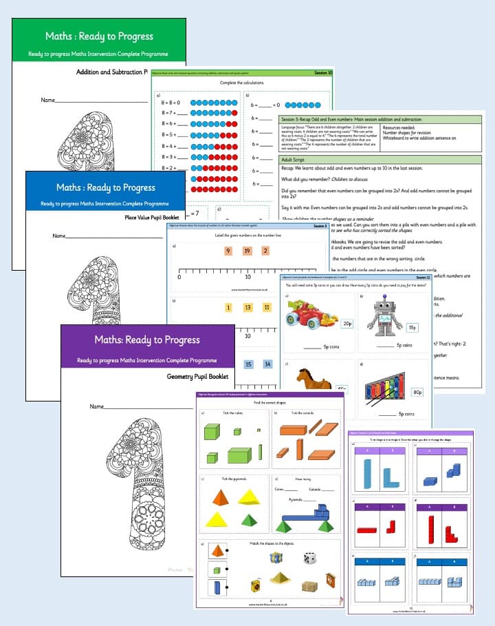 Cover of Year 1: Ready To Progress Intervention Programme
