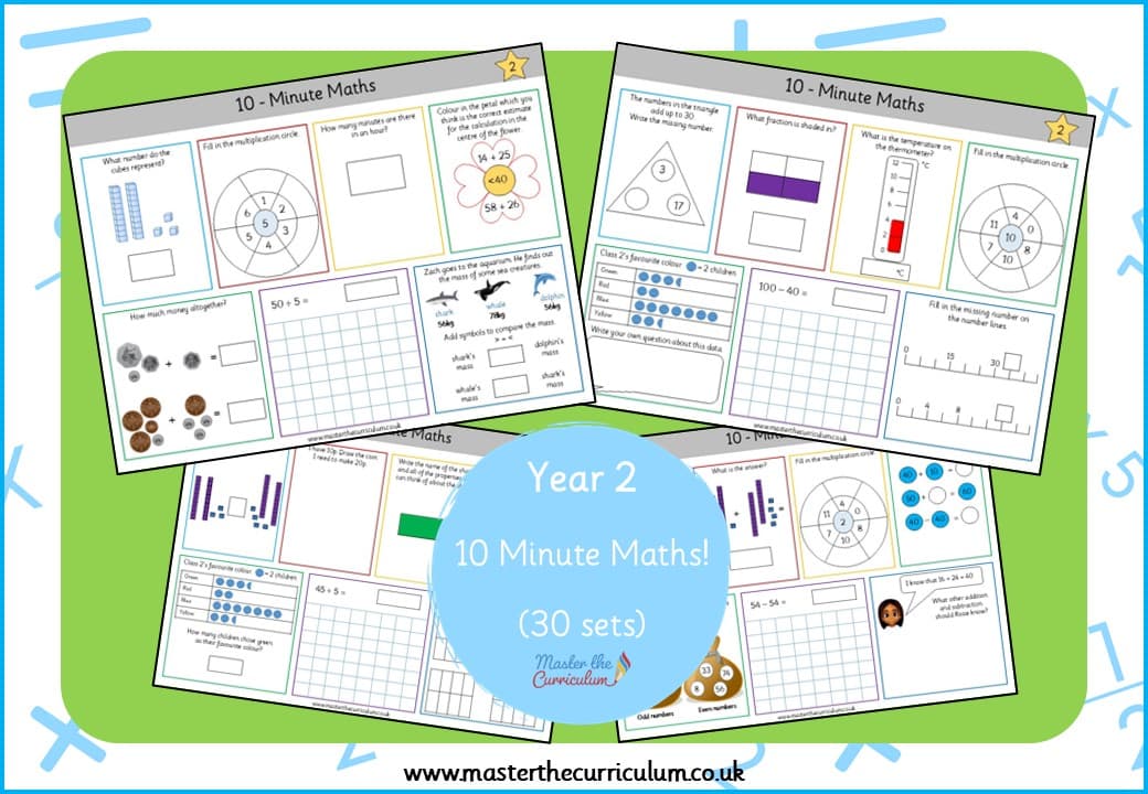 Cover of Year 2 – Ten Minute Maths