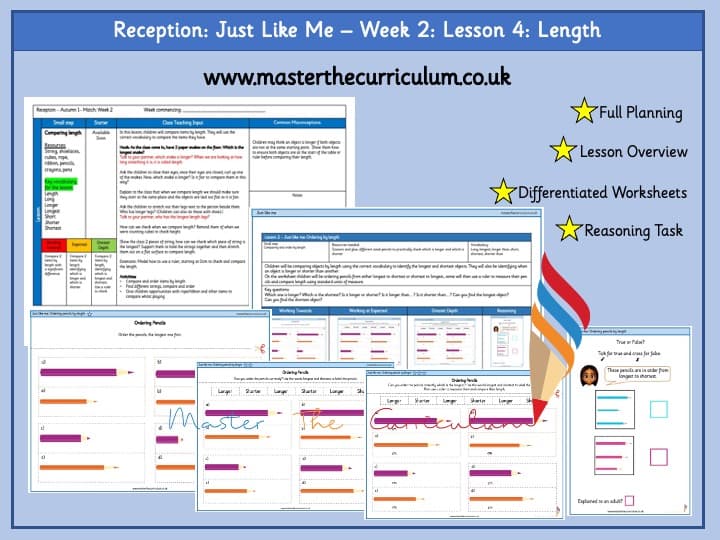 Cover of Just Like Me: Week 2: Lesson 4 – Length