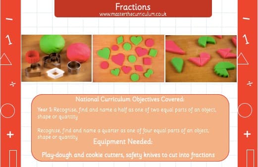 Cover of Play-dough and Fractions