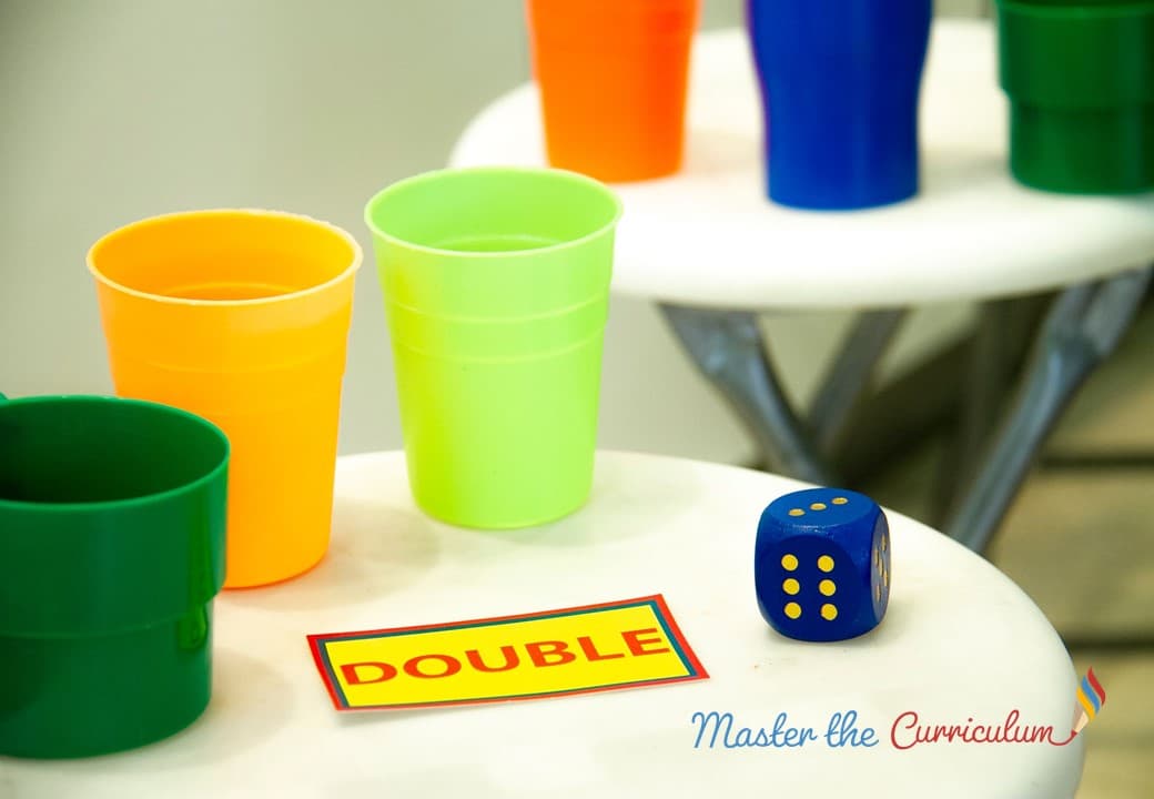 Cover of Multiplication and Division with plastic cups