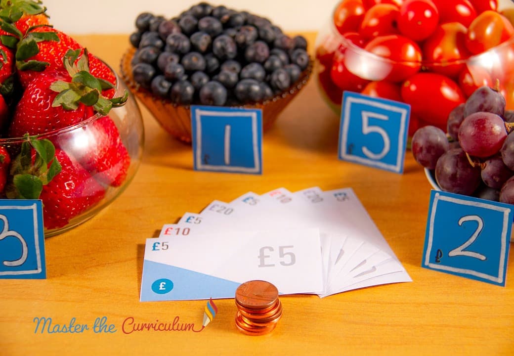Cover of Multiplication with small bowls and snacks