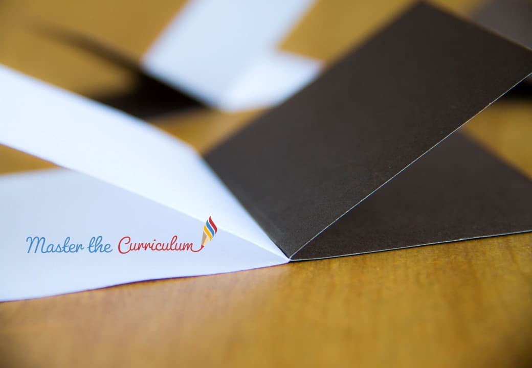 Cover of Fractions – black and white paper