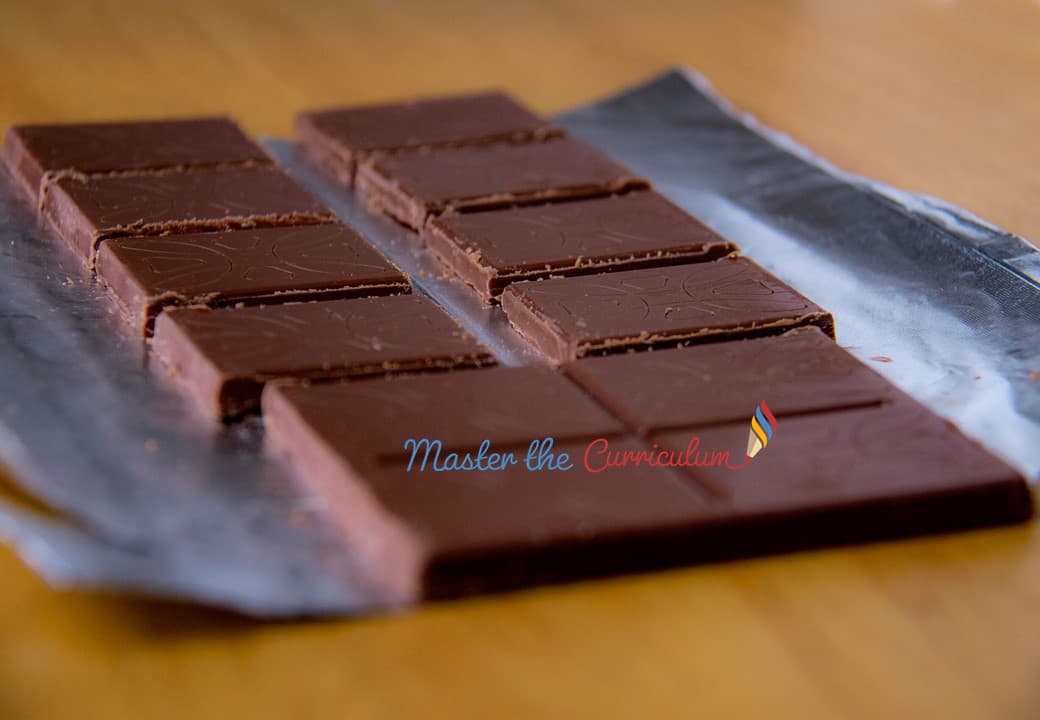 Cover of Fractions with chocolate bar