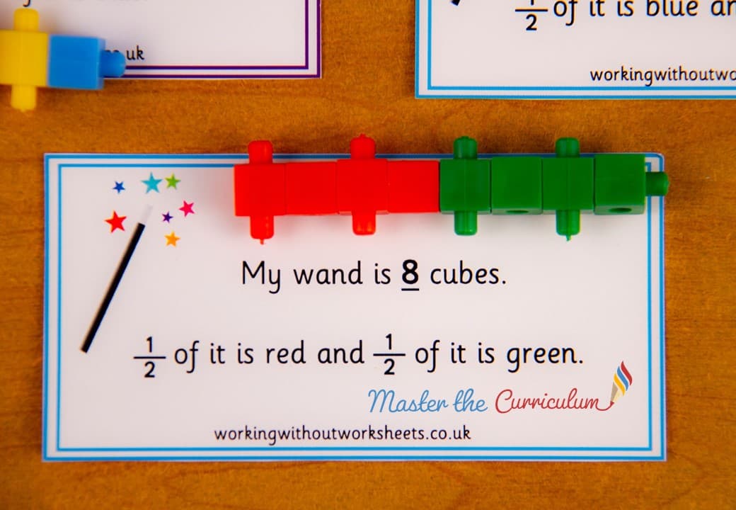 Cover of Fraction wands with cubes