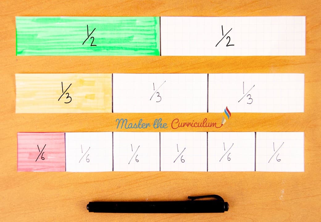 Cover of Fractions with graph paper