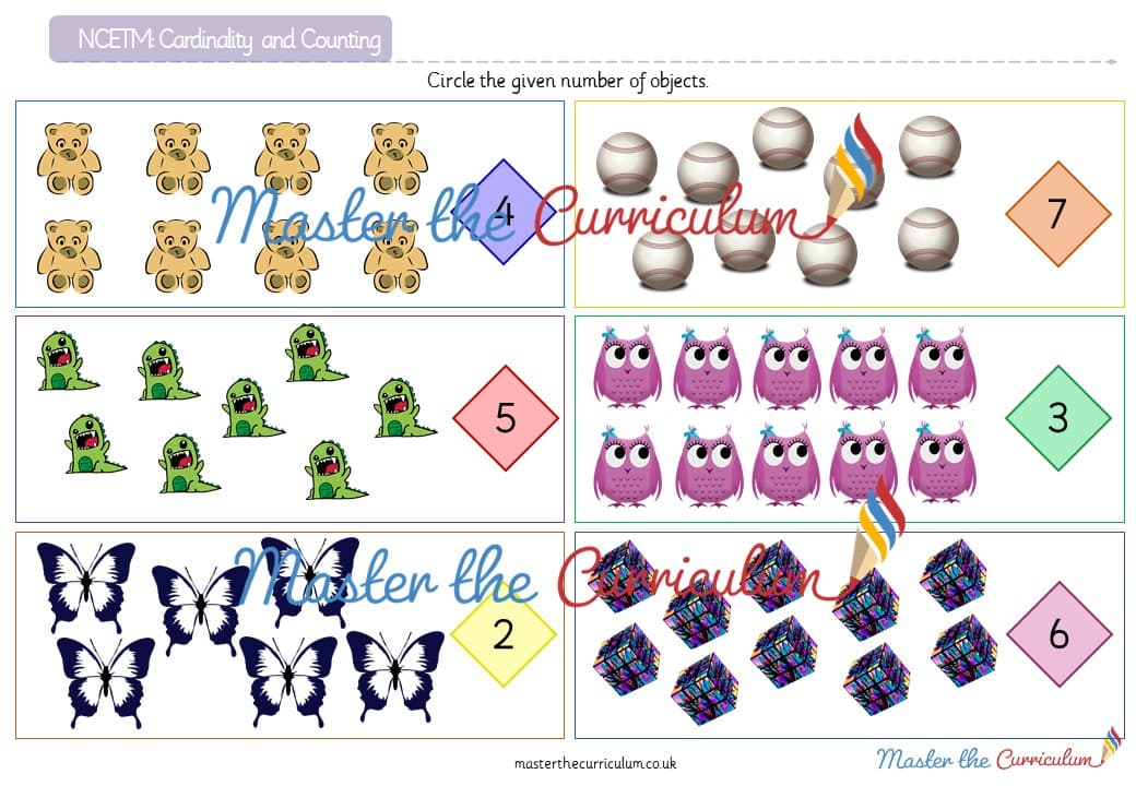Cover of Cardinality and Counting: Find the amount
