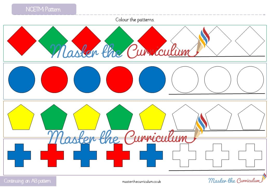 Cover of Pattern: Continuing an AB pattern (2)