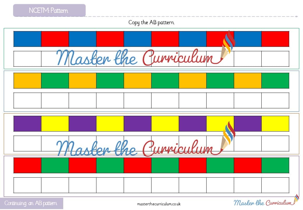 Cover of Pattern: Copying an AB pattern (3)
