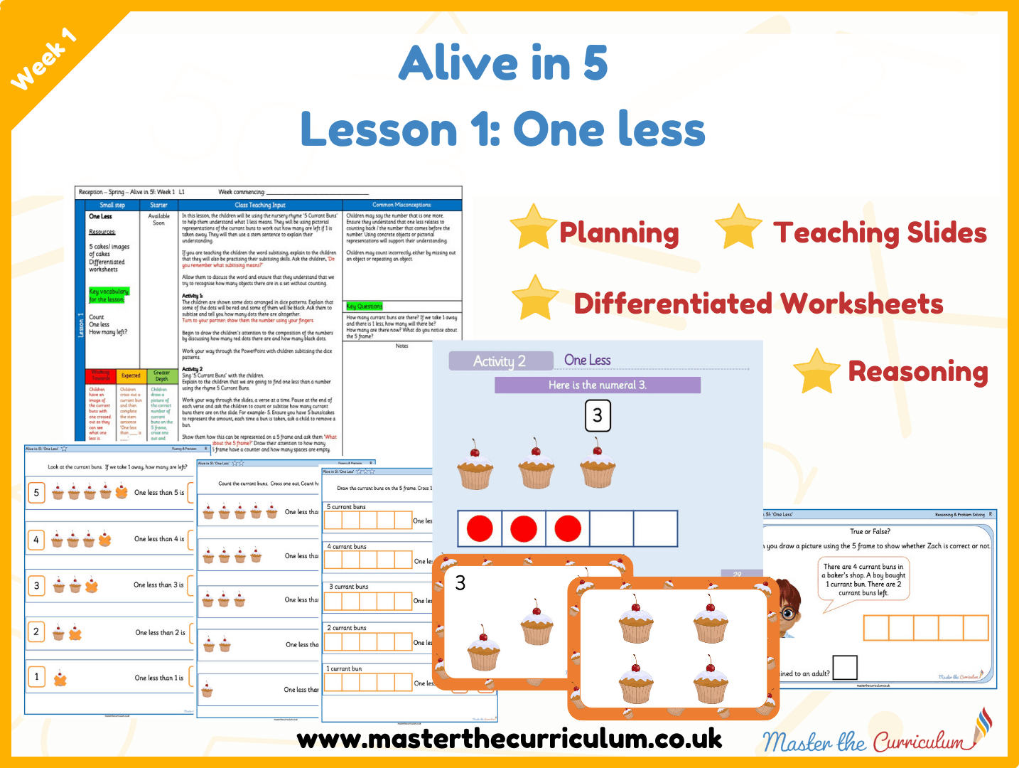 Cover of Alive in 5: Week 1: Lesson 1 – One Less