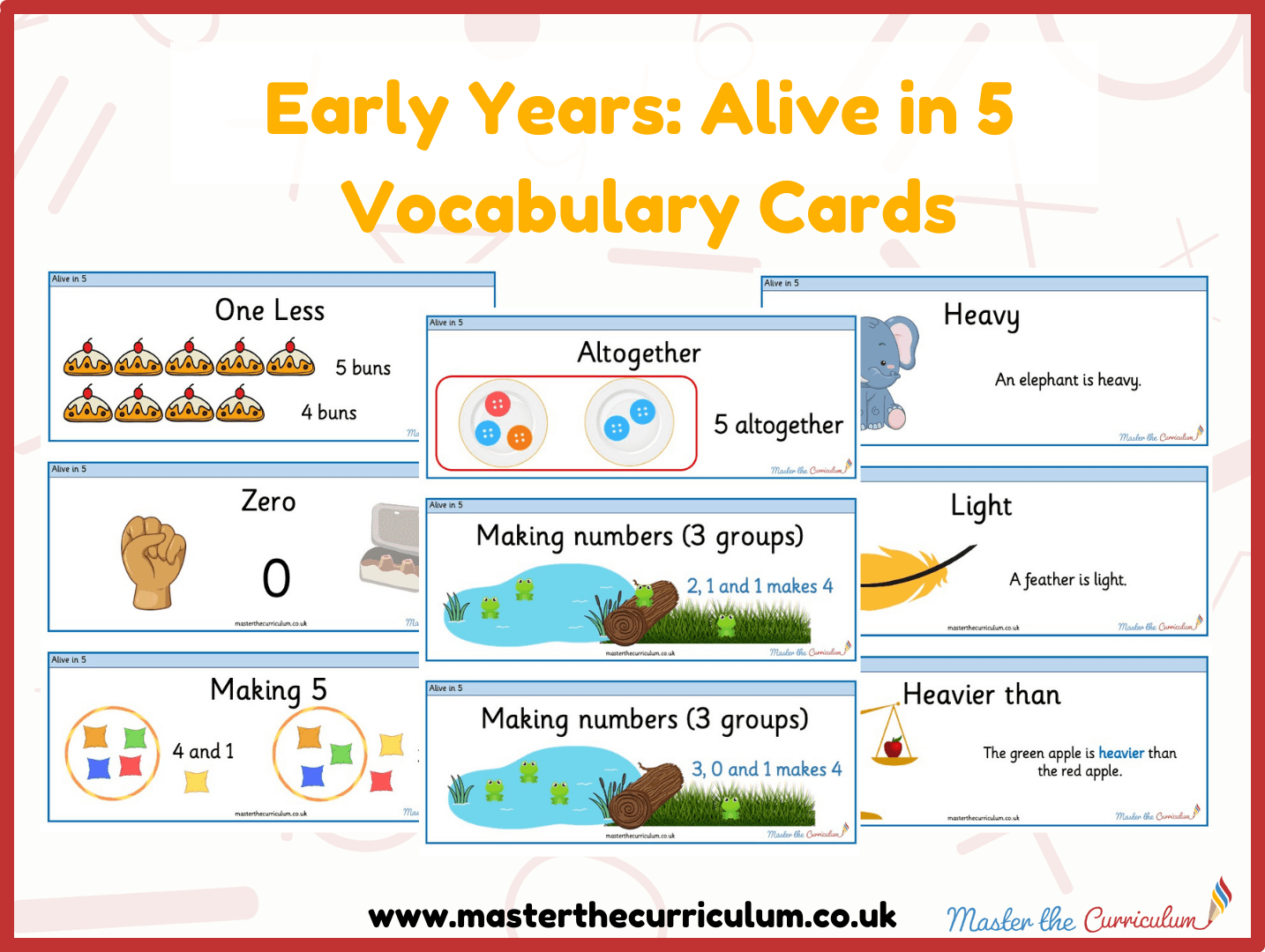 Cover of Alive in 5 Vocabulary Cards