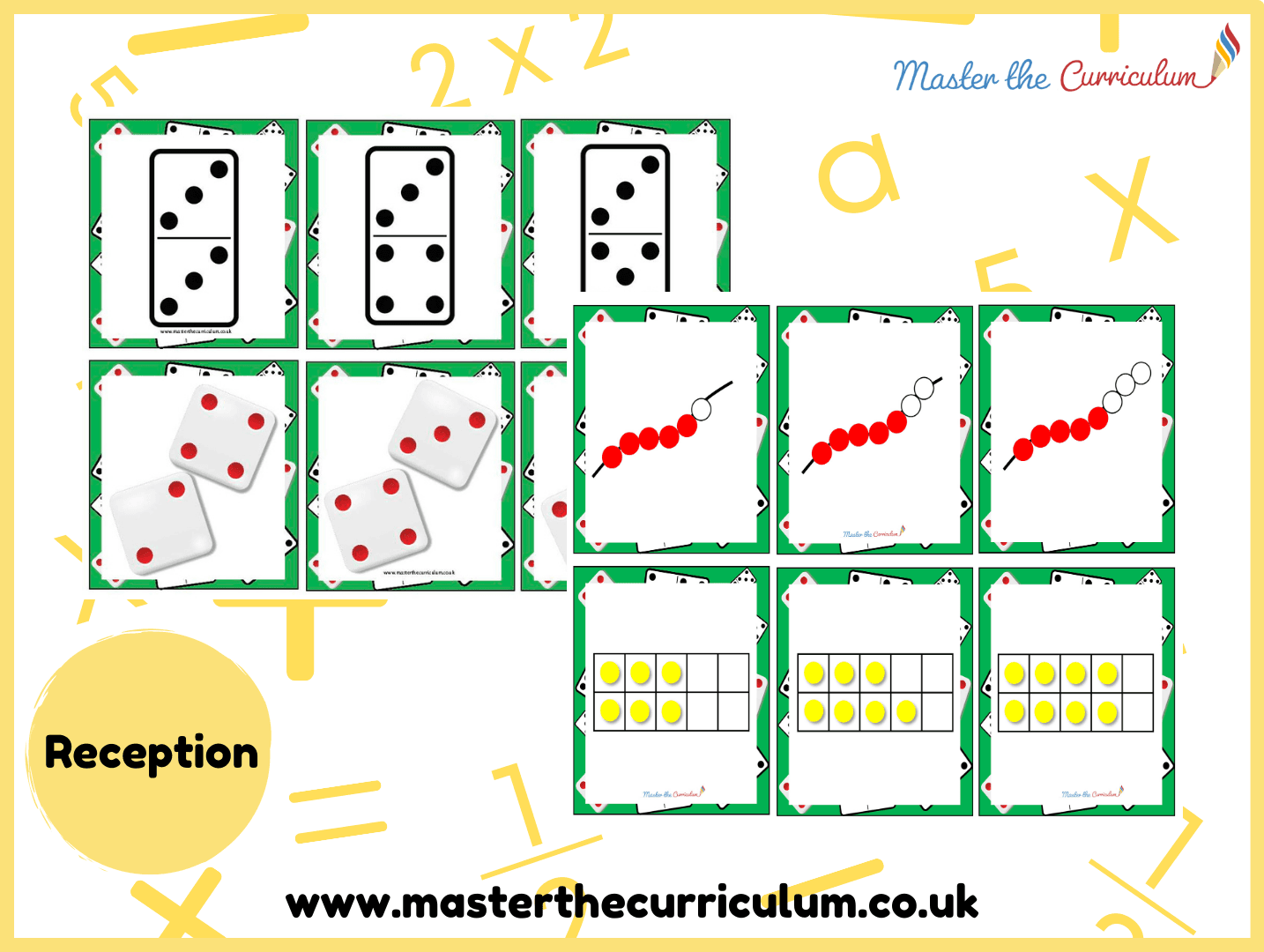 Cover of Matching Cards – Numbers 6, 7 and 8