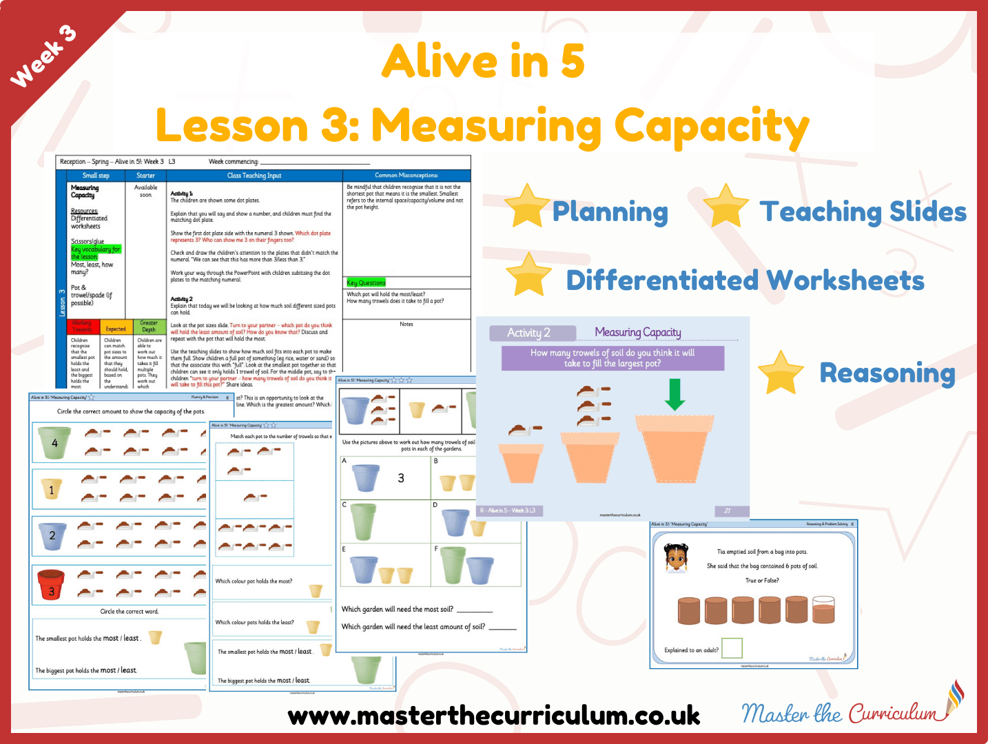 Cover of Alive in 5: Week 3: Lesson 3 –Measuring Capacity