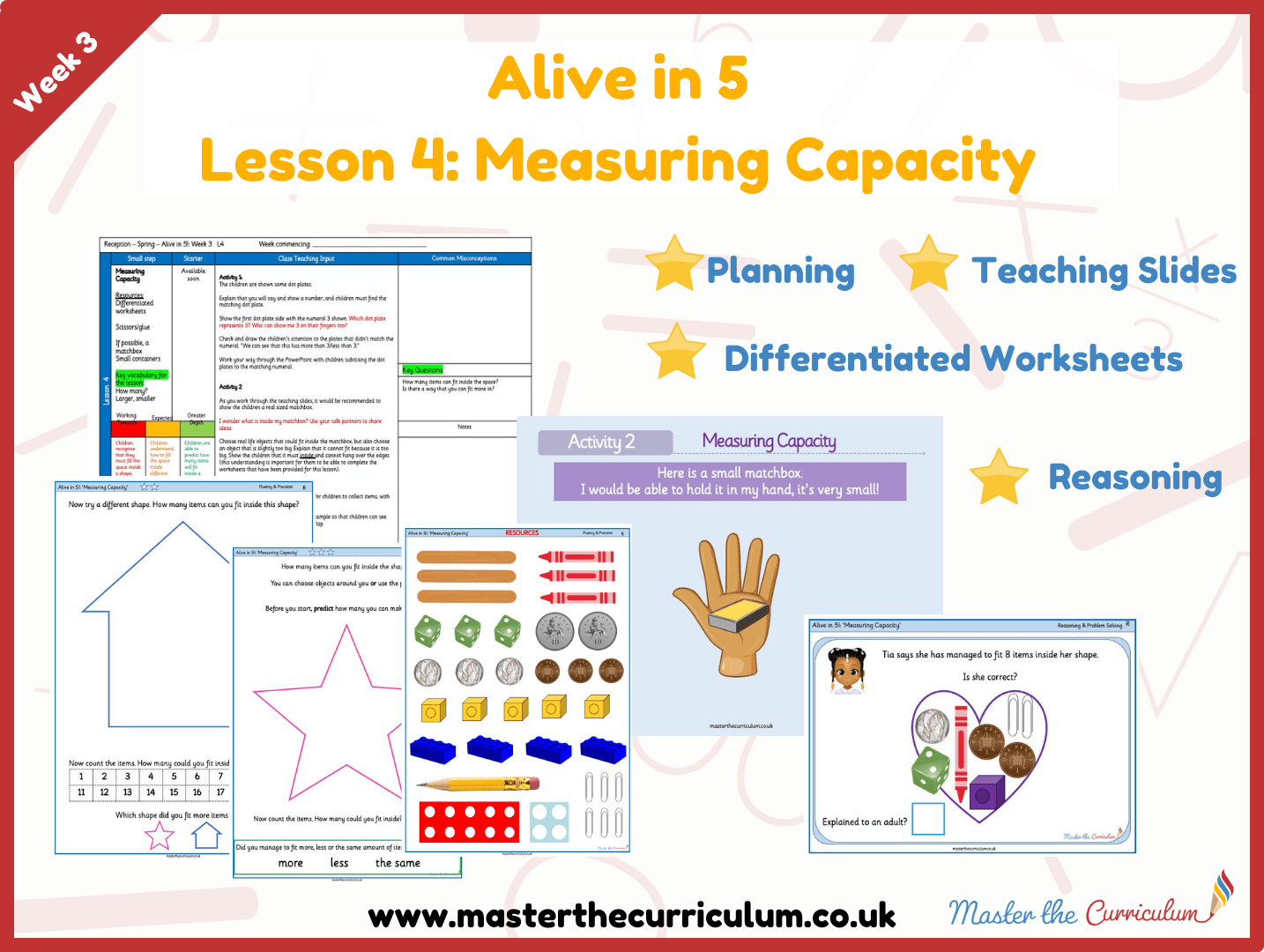 Cover of Alive in 5: Week 3: Lesson 4 –Measuring Capacity