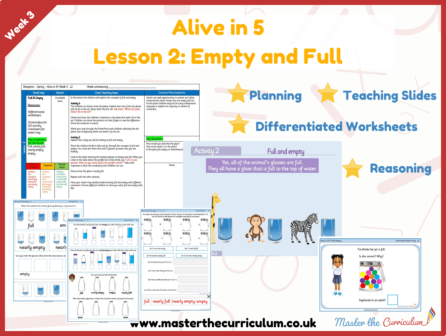 Cover of Alive in 5: Week 3: Lesson 2 – Full and Empty