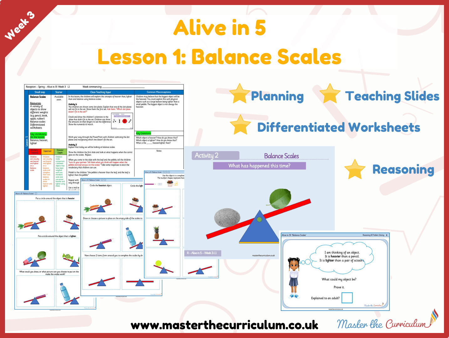 Cover of Alive in 5: Week 3: Lesson 1 – Balance Scales