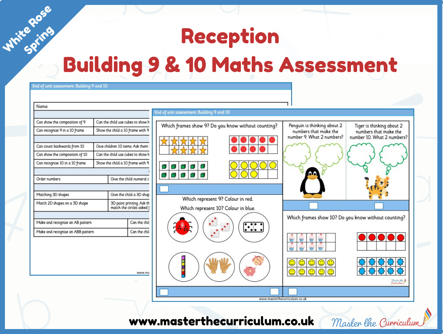 Cover of Building 9 & 10 End of Unit Maths Assessment
