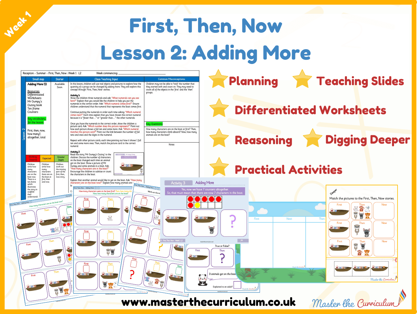 Cover of First, Then, Now: Lesson 2 – Adding More