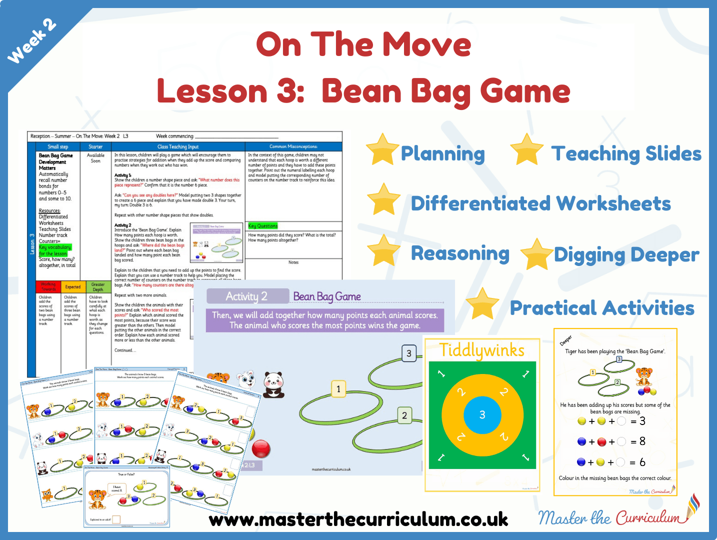 Cover of On the Move: White Rose Week 2 Lesson 3 – Bean Bag Game