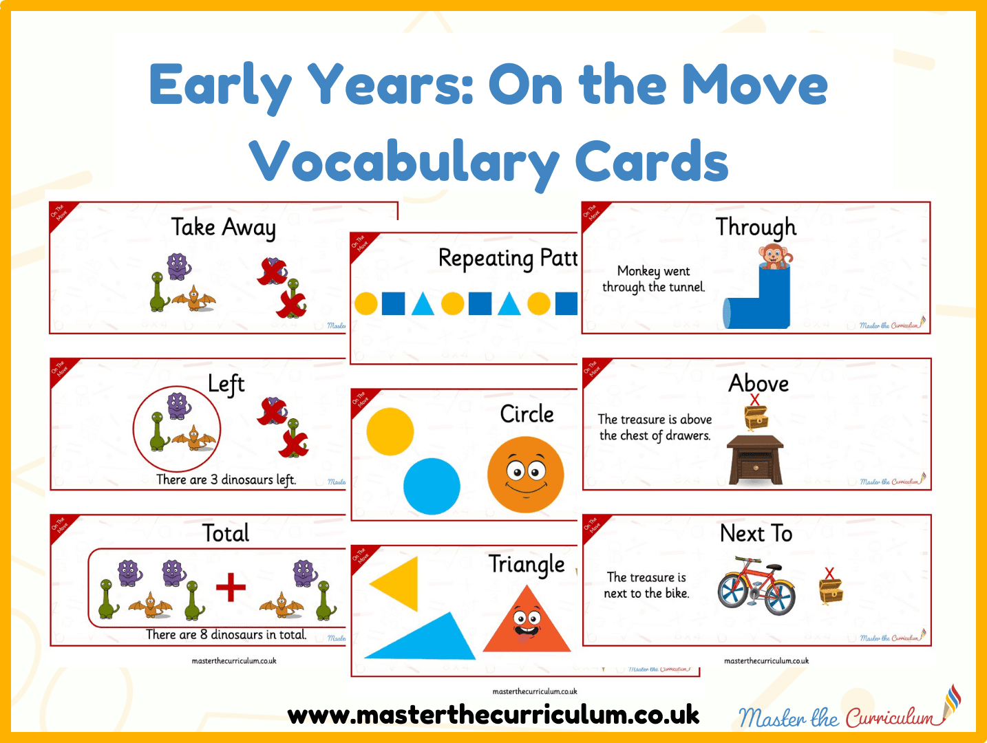 Cover of On the Move Vocabulary Cards