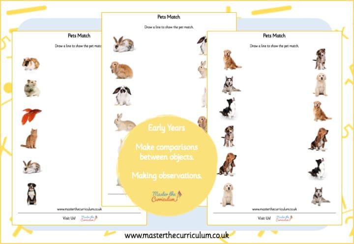 Cover of Pet Themed Matching Activity
