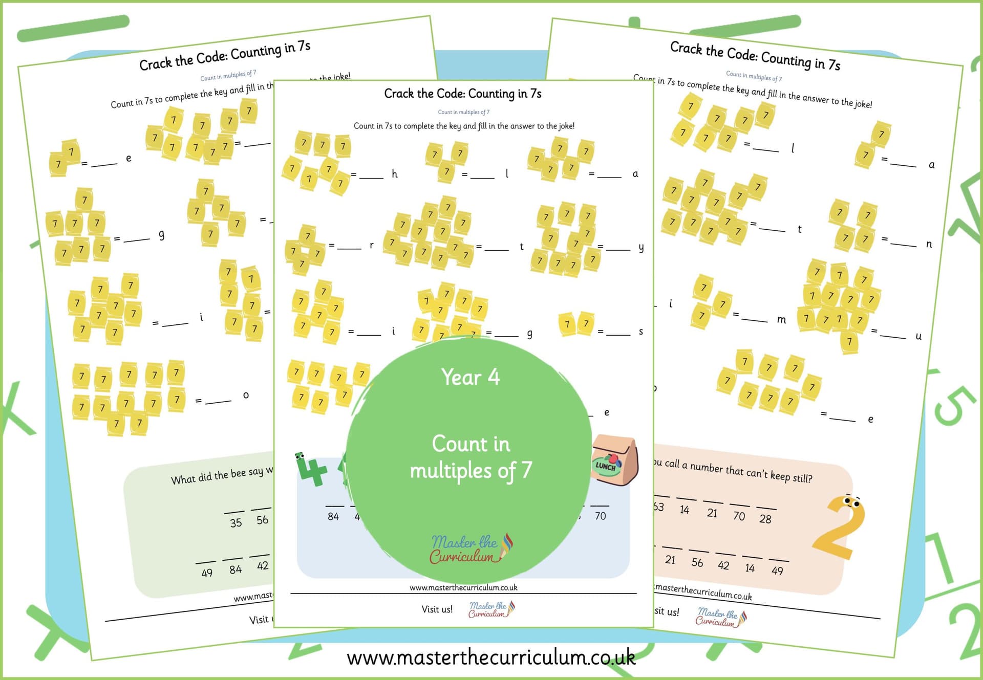 Cover of Crack the Code – Counting in 7s