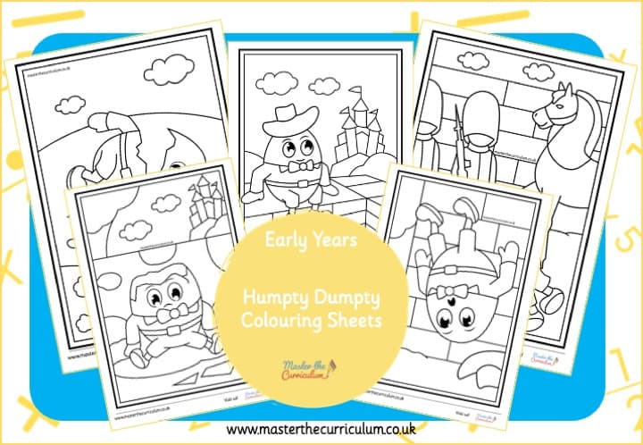 Cover of Humpty Dumpty Colouring Sheets