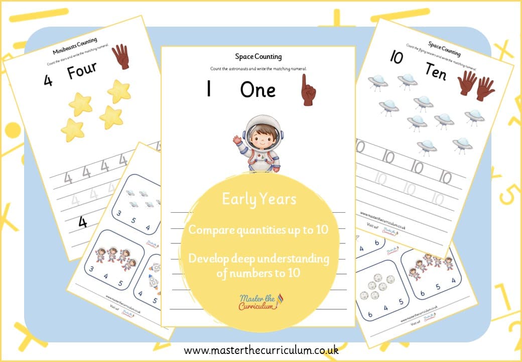 Cover of Space Counting 1-10