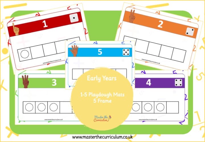 Cover of 5 Frame Playdough Mats