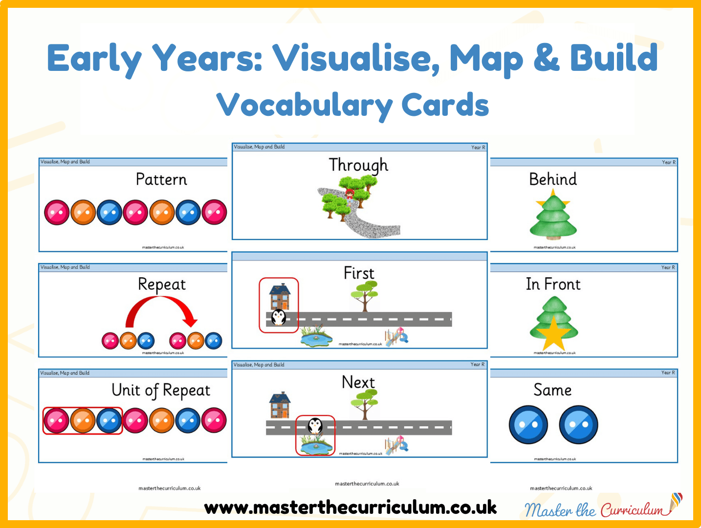 Cover of Visualise, Map and Build – Vocabulary Cards