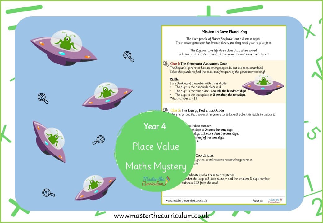 Cover of Place Value – Maths Mystery!