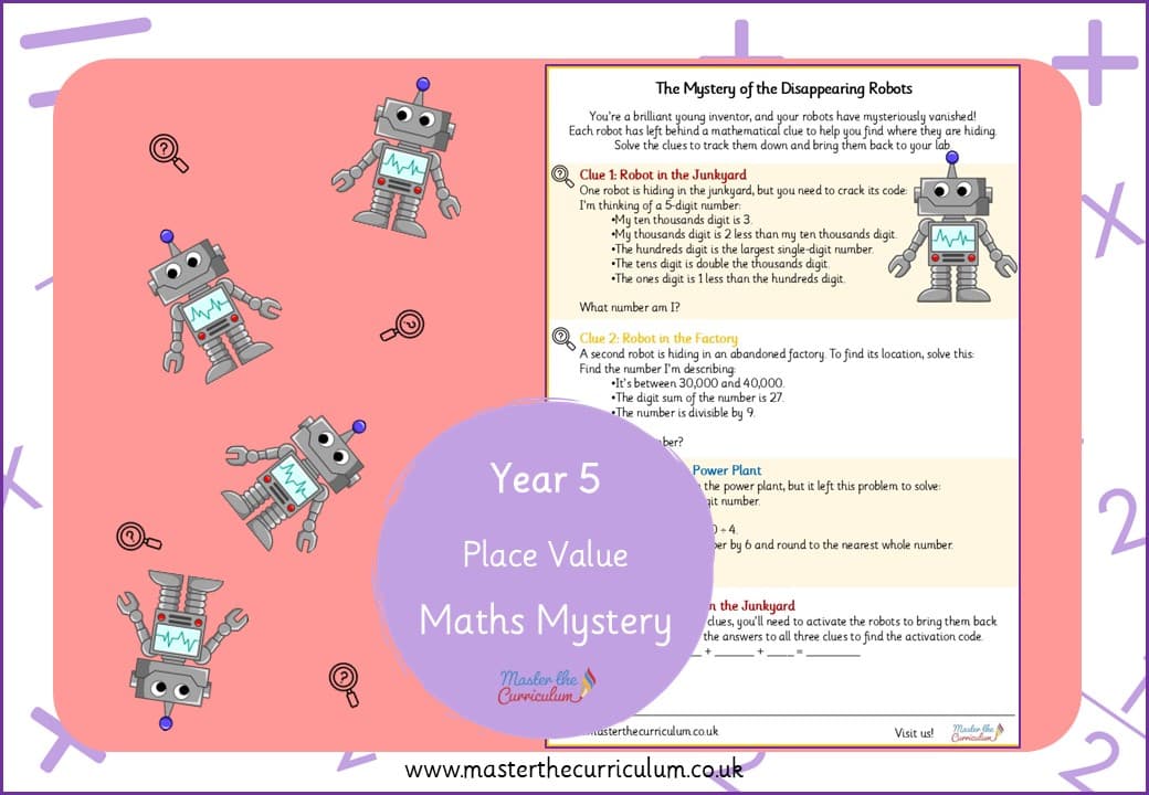 Cover of Place Value – Maths Mystery!