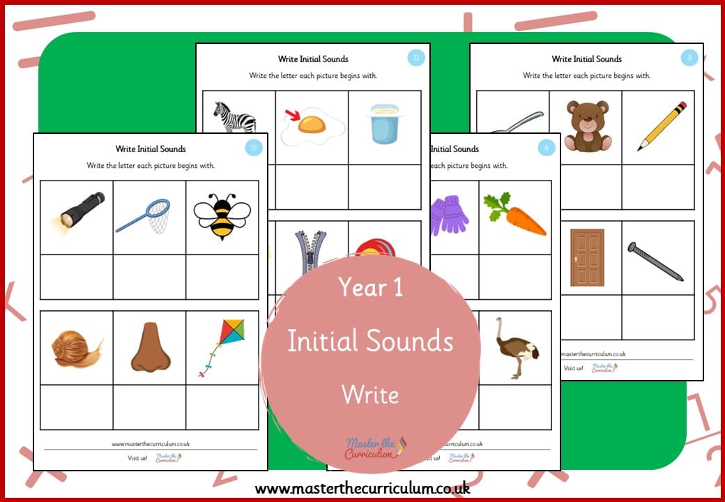 Cover of Initial Sounds – Write