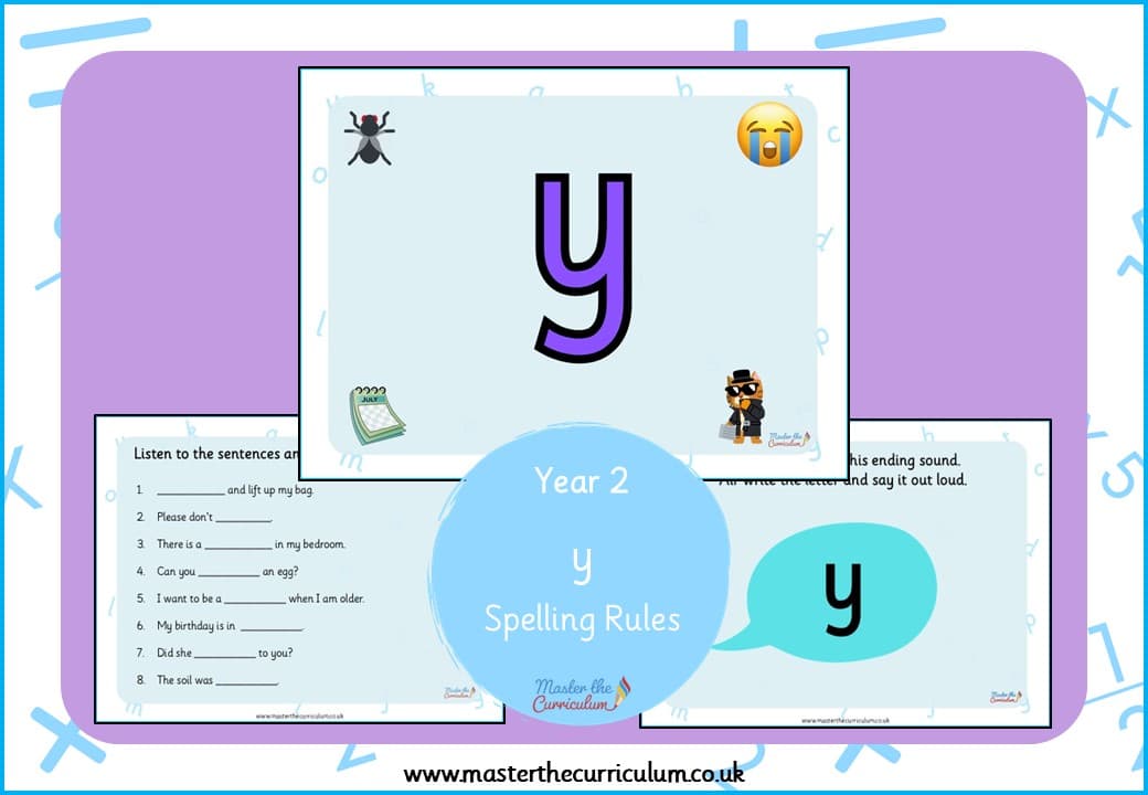 Cover of y – Spelling Rules