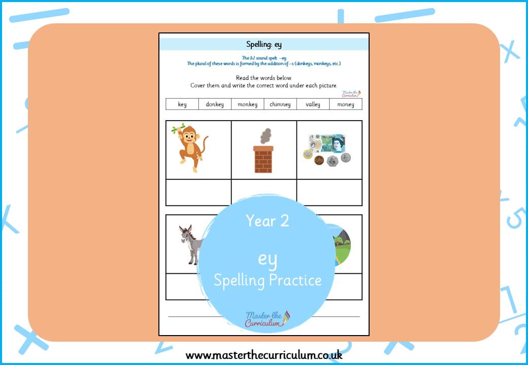 Cover of ey – Spellings Practice