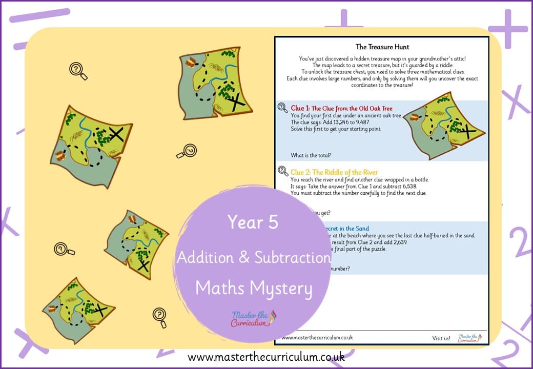 Cover of Addition and Subtraction – Maths Mystery!