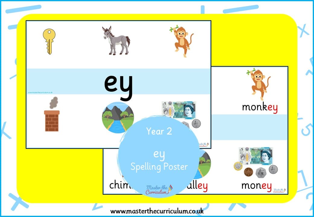 Cover of ey – Spellings Poster