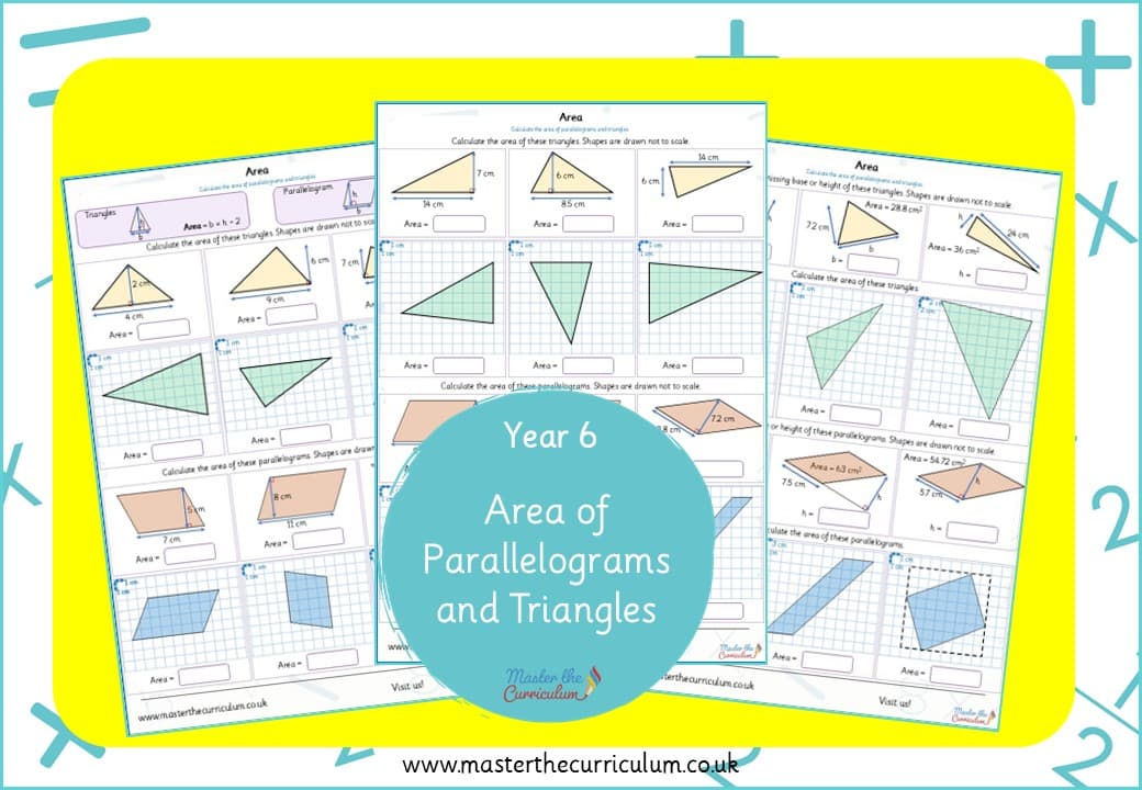 Cover of Area of Parallelograms and Triangles