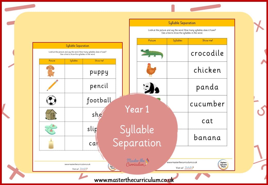 Cover of Syllable Separation