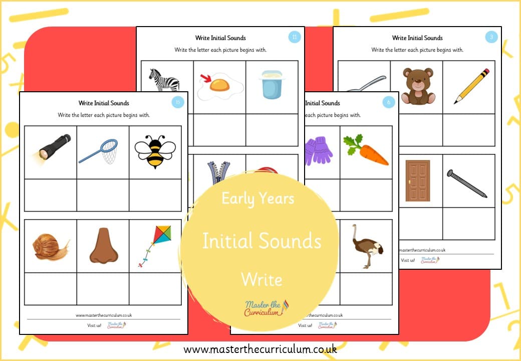 Cover of Initial Sounds – Write