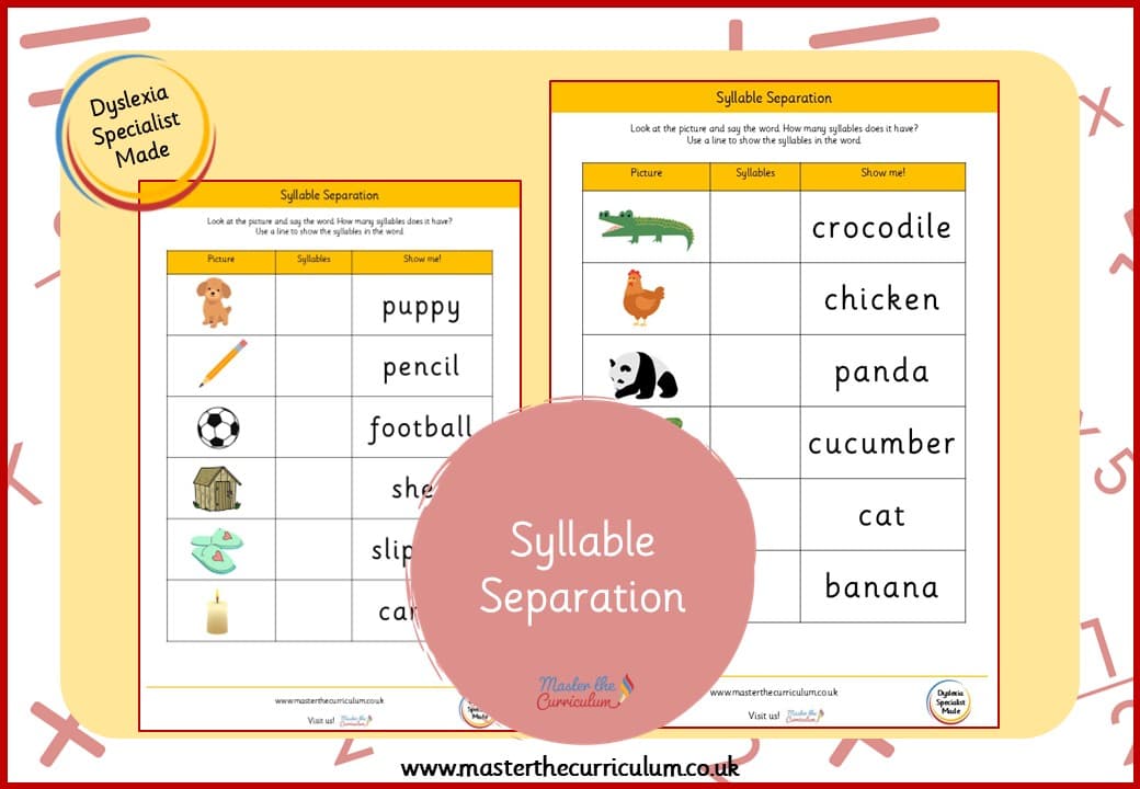 Cover of Syllable Separation