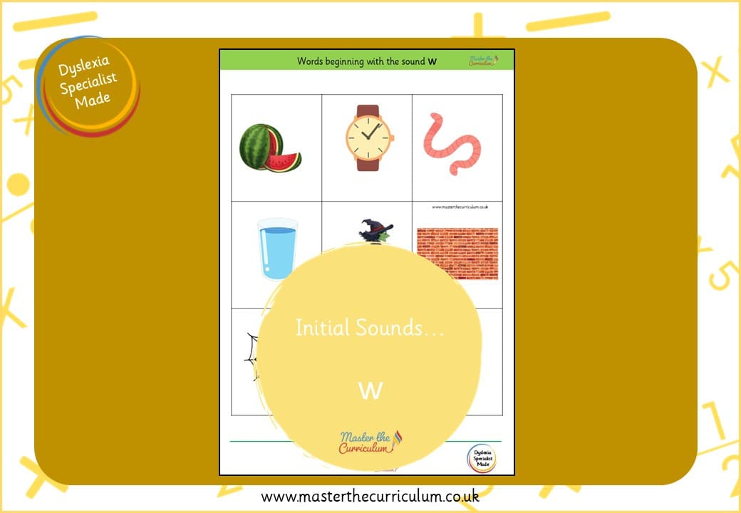 Cover of Words beginning with the sound ‘w’
