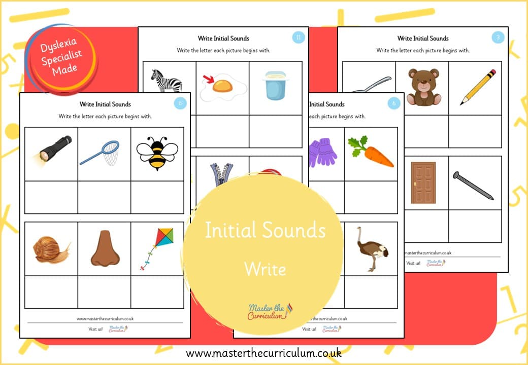 Cover of Initial Sounds – Write